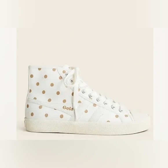 NWT J. crew Gola Polka Dot Coaster High sneakers - Picture 7 of 11